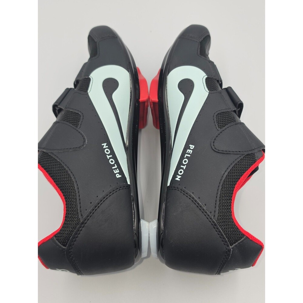 Peloton Cycling Shoes Men’s 12 EU 46 Black Red LOOK Delta Cleats